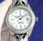 Punk style - Copy Rolex Submariner Diamond Bezel White Dial 8215 Watches